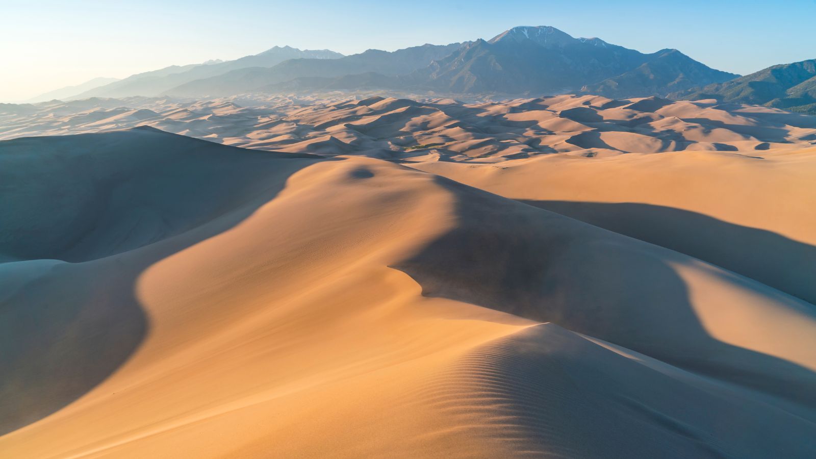 A large sand dune at great sand dunes national park in colorado 